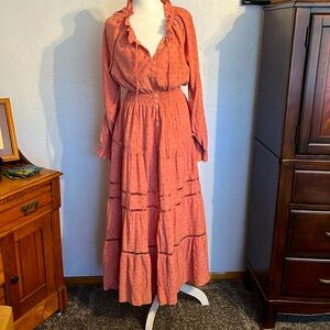 VICI long sleeve Maxi Dress Sz M